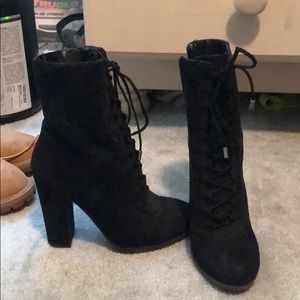 Black booties